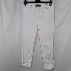 LAUREN RALPH LAUREN Skinny Jeans Zipper Hems Mid Rise